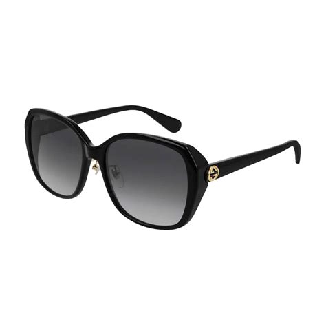 lady with gucci sunglasses|gucci oversized sunglasses for women.